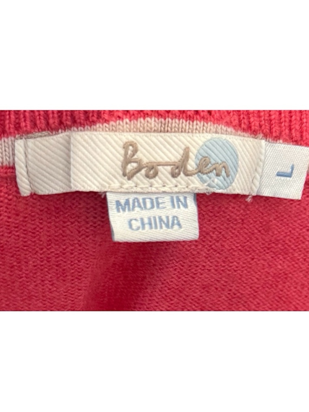 Boden Pink Wool Cashmere Blend Side Button Sweater Large Soft Luxury Knit - Picture 2 of 2